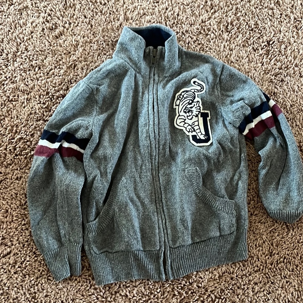 Janie and Jack Zip Up Sweater